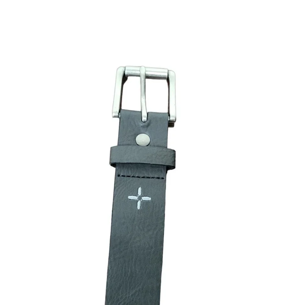 MEN'S Sun Stone Leather Belt.  Size 34-36. New With Tags $39